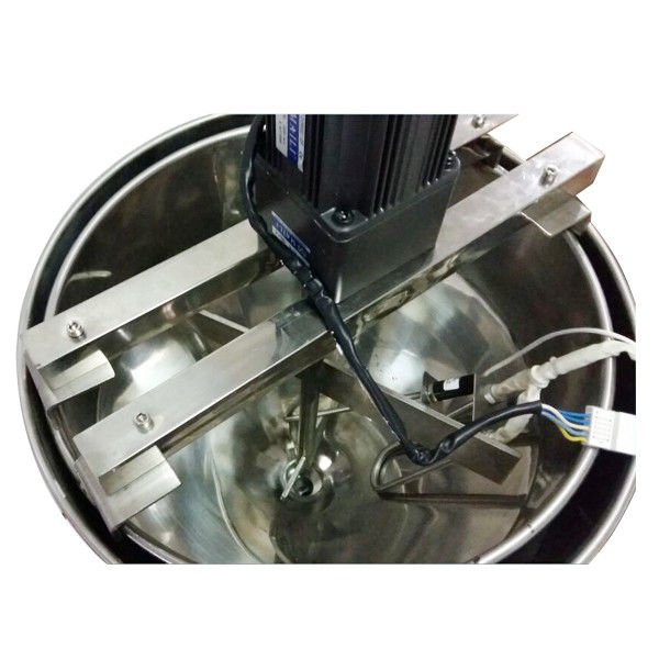 Pneumatique semi-automatique machine de remplissage d'huile de pâte liquide sauce de miel shampooing avec chauffage et mélangeur