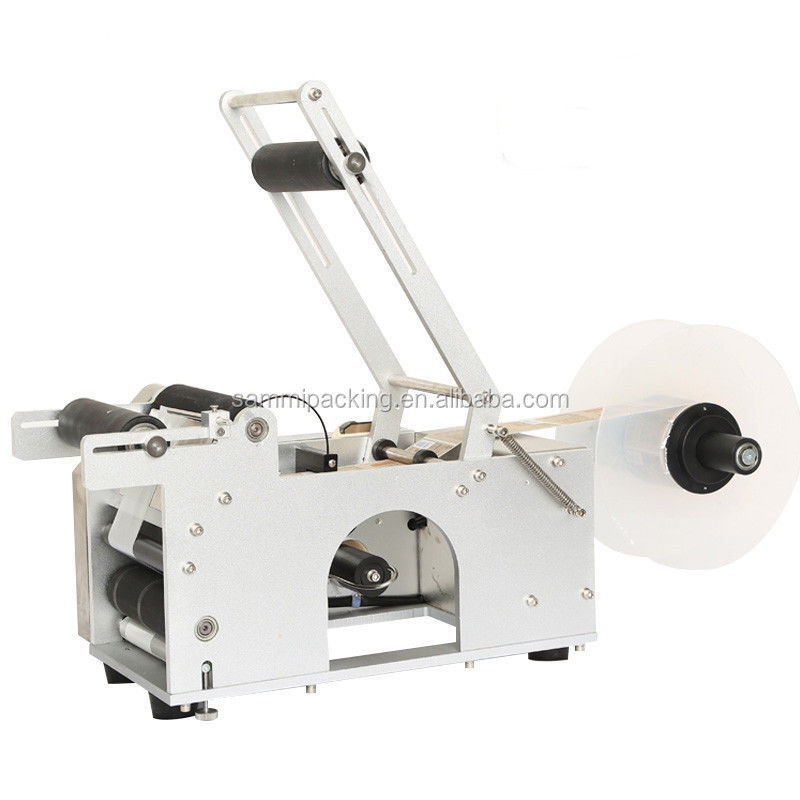 Appareil d'étiquetage semi-automatique à bouteille ronde de type électrique polyvalent