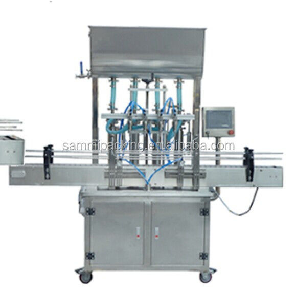 Machine automatique de remplissage et d'emballage de liquides cosmétiques Shampooing lotion corporelle pâte bouteille de remplissage de bouchon machine d'étiquetage