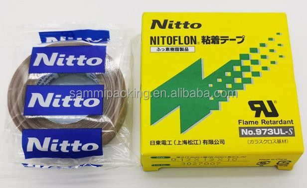 Nitto 973UL Nitto 903 PTFE ruban adhésif en fibre de verre ruban adhésif pour l'étanchéité Nitto ruban adhésif 0,13 mm × 13 mm × 10 m 973UL-S