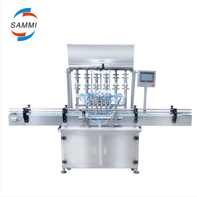 Machine de production automatique Bouteille de remplissage liquide Couvercle de marquage Ligne de remplissage d'huile d'acier inoxydable Machine de remplissage de lait d'huile de lèvre