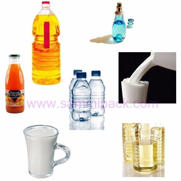 Machine de remplissage de liquide pneumatique à 4 têtes pour boissons, huile, shampooing, alcool, parfum