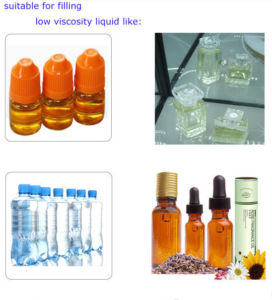 Machine de remplissage de liquide pneumatique à 4 têtes pour boissons, huile, shampooing, alcool, parfum