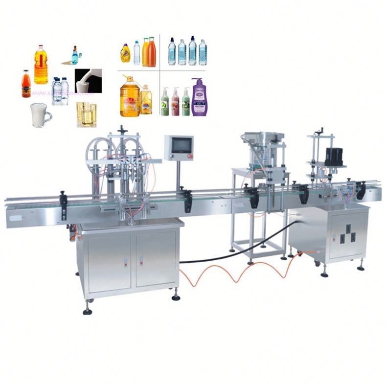 Machine automatique de remplissage de liquide à 4 têtes