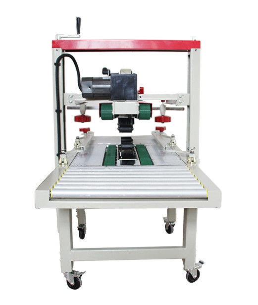 Fxj-6050 bande réglable à grande vitesse en haut en bas électrique stable boîtes de carton automatiques boîtes de carton scellant machine d'étanchéité de carton