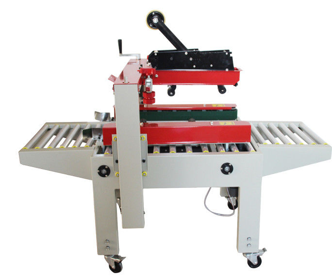 Fxj-6050 bande réglable à grande vitesse en haut en bas électrique stable boîtes de carton automatiques boîtes de carton scellant machine d'étanchéité de carton