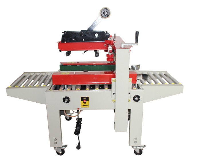 FXJ-6050 En amont et en bas de l' entraînement de la ceinture de scellage de carton avec la machine de scellage de carton de ruban