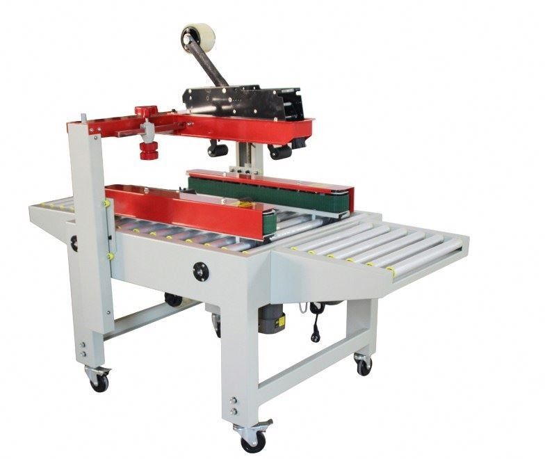 FXJ-6050 En amont et en bas de l' entraînement de la ceinture de scellage de carton avec la machine de scellage de carton de ruban