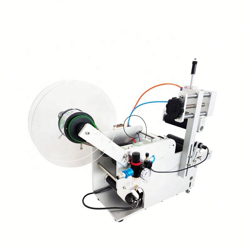 Adhésif de bureau Autocollant semi-automatique Applicateur d'étiquette de bouteille Type pneumatique
