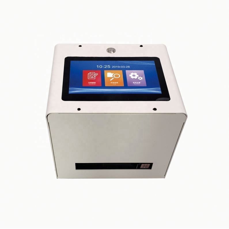 Imprimante à jet d'encre à écran tactile statique pour ordinateur de bureau pour bouteille pour estampage Date d'expiration Code QR du lot
