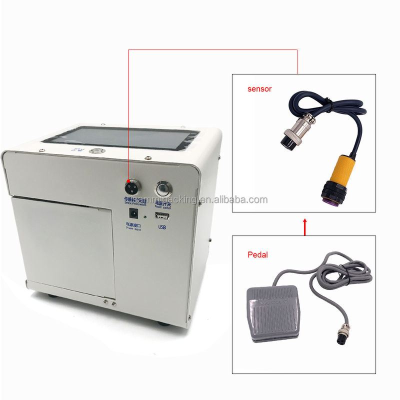 Imprimante à jet d'encre à écran tactile statique pour ordinateur de bureau pour bouteille pour estampage Date d'expiration Code QR du lot