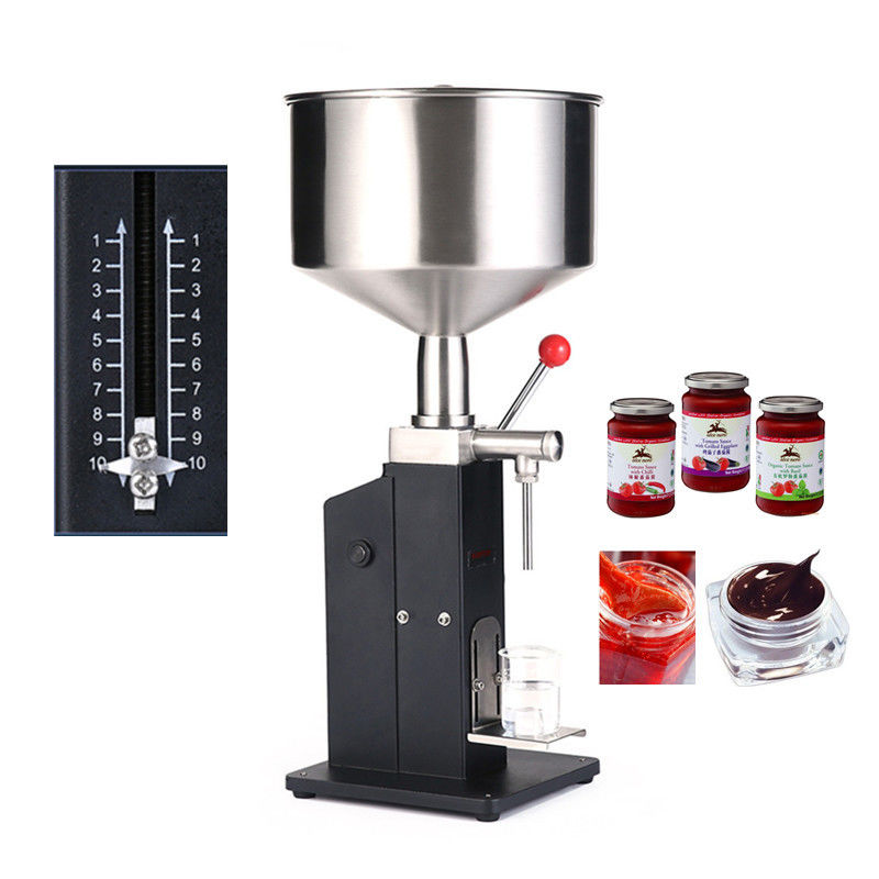 A-03 machine de remplissage de petites doses de pâte manuelle semi-automatique / remplisseur pour crème et shampooing et cosmétiques