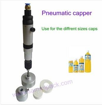 Machine pneumatique de fermeture portative pour fermetures à vis adaptée à différentes tailles de fermetures