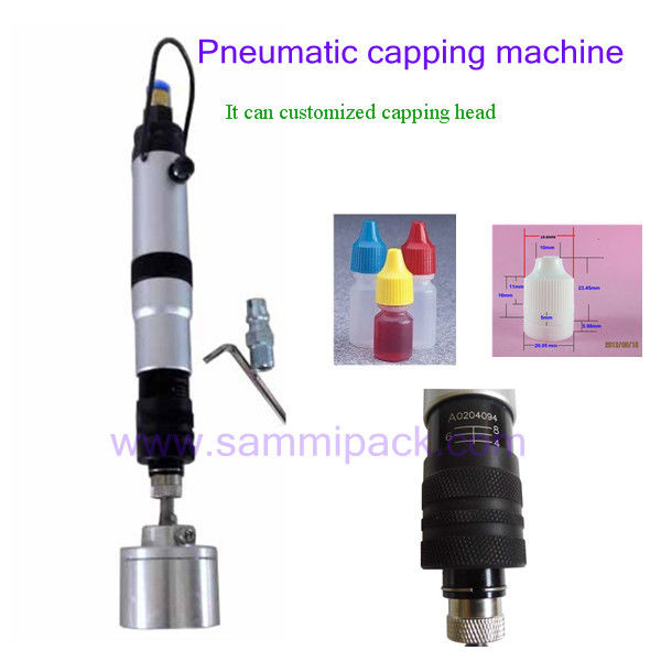Machine pneumatique de fermeture portative pour fermetures à vis adaptée à différentes tailles de fermetures
