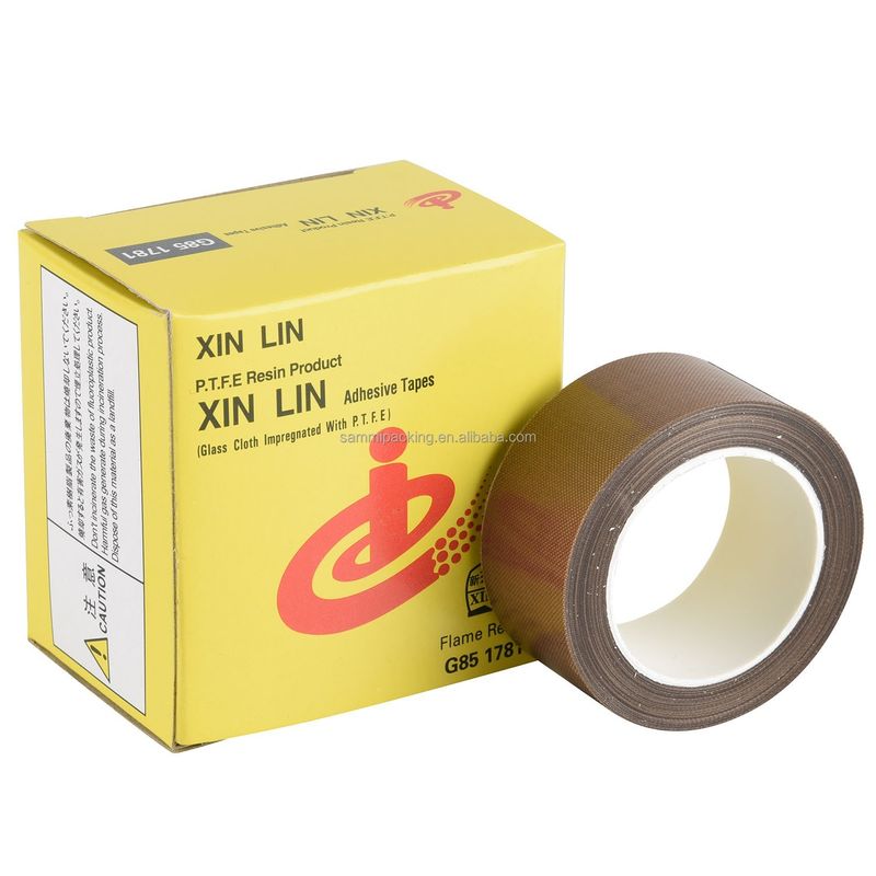 Ruban adhésif en fibre de verre recouvert de PTFE brun pour soudage et étanchéité largeur de la courroie 13/15/19/25/30/50MM