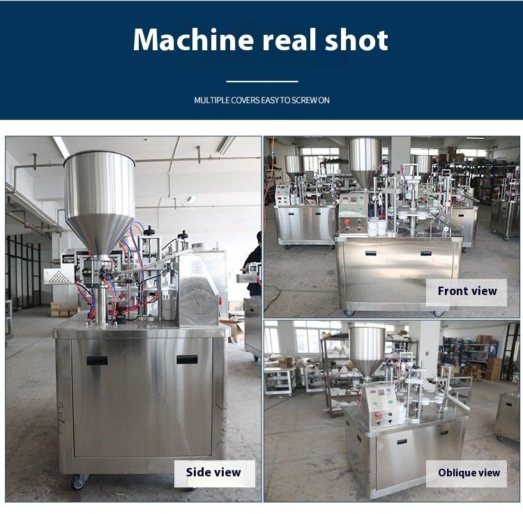 Machine automatique de remplissage et d'étanchéité de tubes en aluminium plastique doux