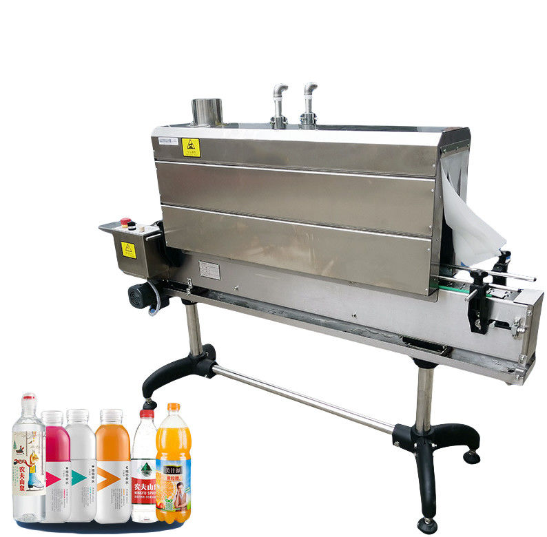 Applicateur automatique de bouteille de chauffage à manche rétrécissante avec tunnel à vapeur