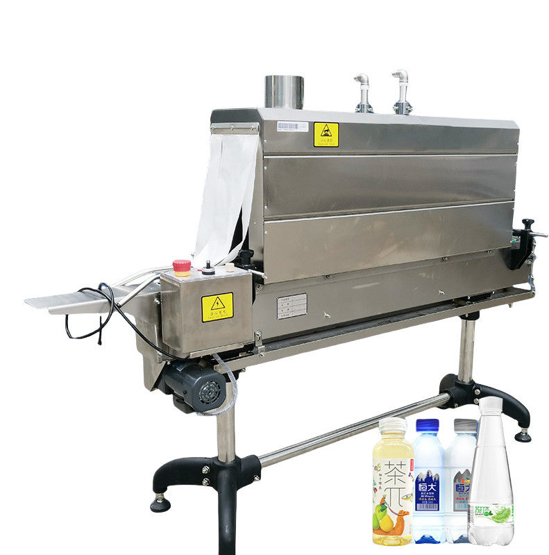 Applicateur automatique de bouteille de chauffage à manche rétrécissante avec tunnel à vapeur