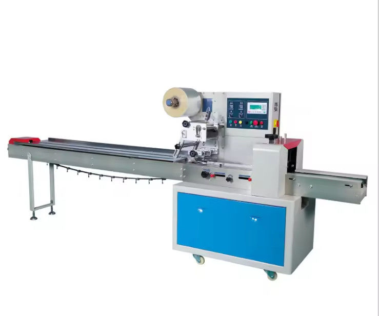 Machine d'emballage horizontale automatique pour le pain de boulangerie Burger Donut Food Pillow Machine d'emballage de débit de prix ligne d'emballage