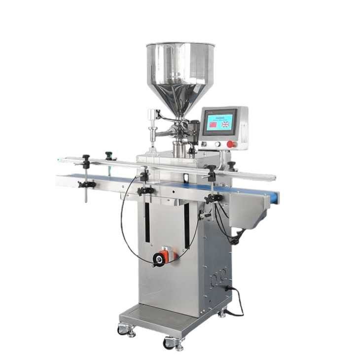 Pompes à piston à servomoteur automatique Juices liquides jus de miel crème cosmétique sauce chaude pâte machine de remplissage de bouteilles