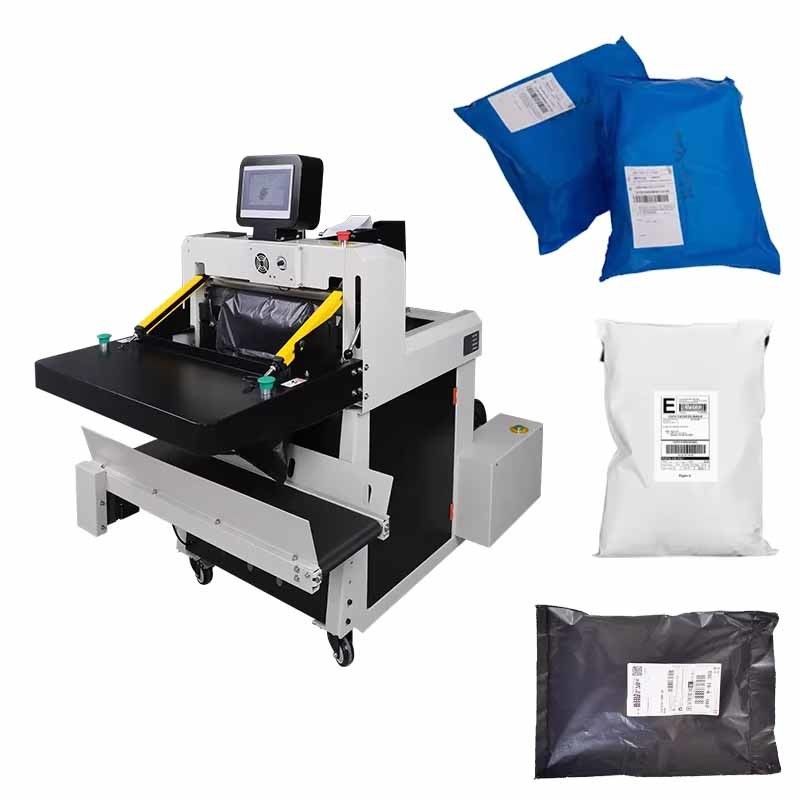 Machine d'emballage de messagerie écologique entièrement automatique multi-fonction, machine à sacs de courrier, moteur PLC