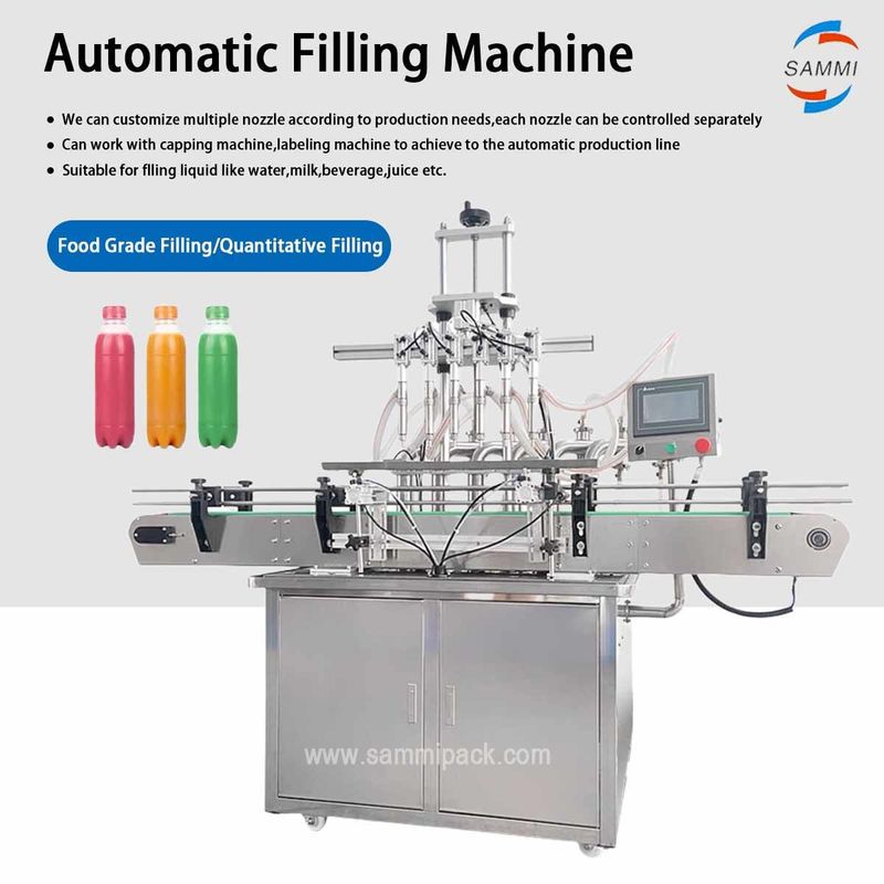Automatique savon liquide lavage des mains shampooing détergent liquide cosmétique bouteille de remplissage de bouchon d'étiquetage machine de production