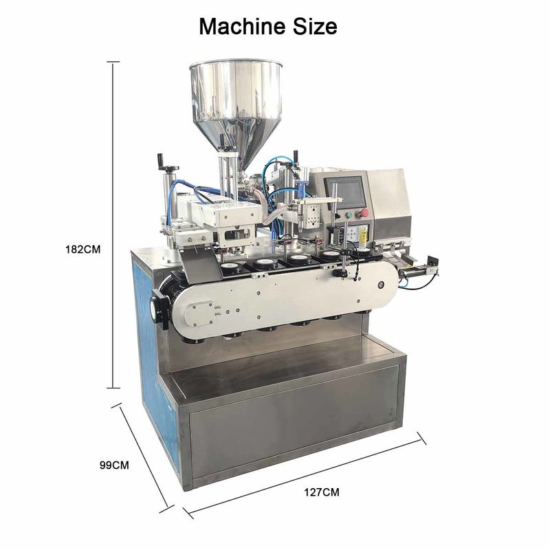 Machine automatique de remplissage et d'étanchéité des tubes de crème cosmétique