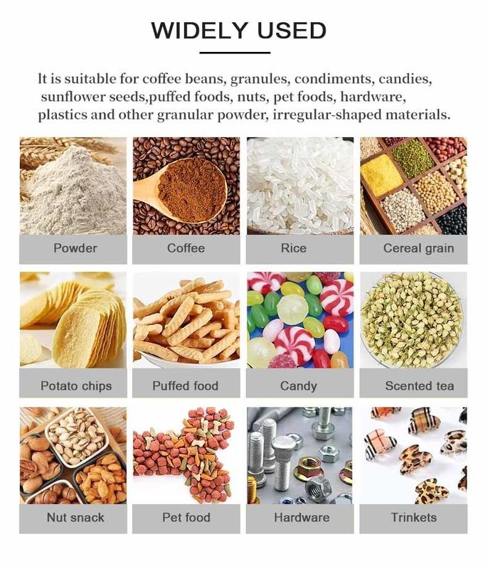 Machine de remplissage de sucre à double tête multifonctionnelle de poids de grains de café 500g 1000g 450*470*1750MM Produit