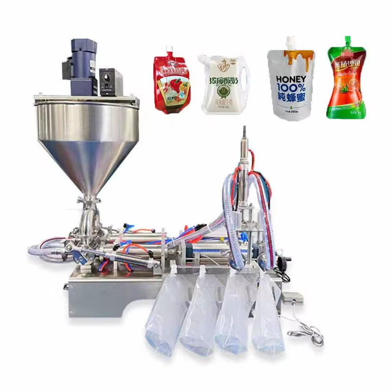 Machine de remplissage de jus de miel semi-automatique de haute qualité