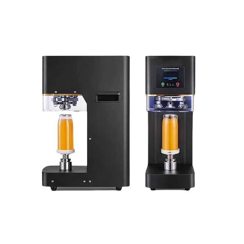Machine d'étanchéité pour canettes de thé aux perles, scelleuse automatique de canettes PET/soda pour magasins de thé au lait, emballage de jus et de café, qualité semi-automatique