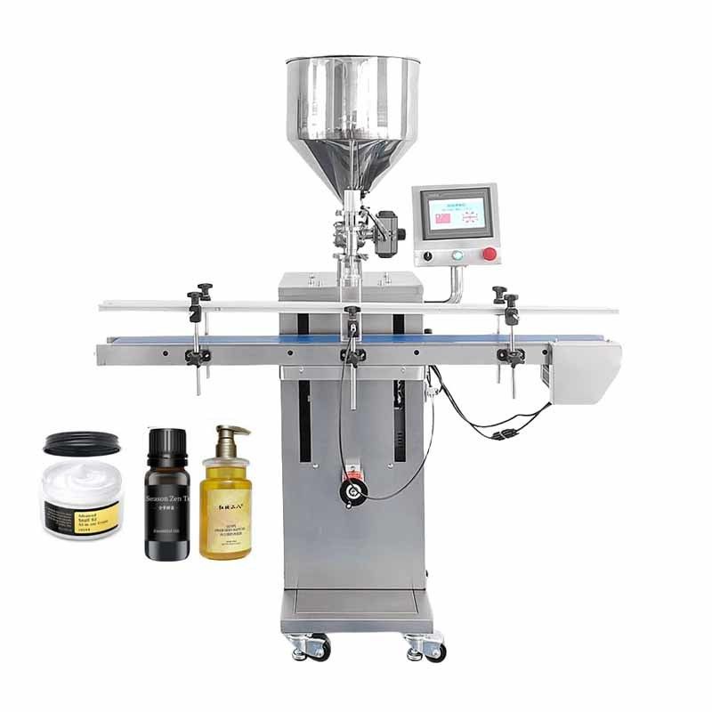 Machine de remplissage de pâte verticale automatique de haute qualité Crème sauce chaude Ketchup machine de remplissage avec convoyeur et écran tactile