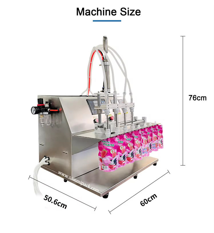 Machine à emballer à haute vitesse avec poche à canne à miel pour remplir et recouvrir le liquide SM-3500L