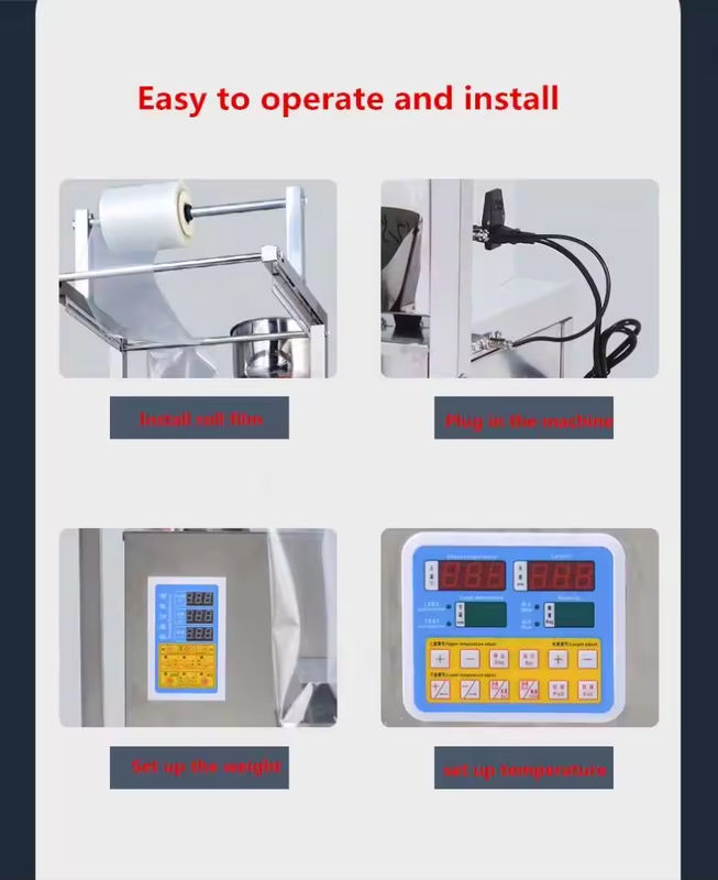 Machine d'emballage multifonctionnelle entièrement automatique pour snacks, pop-corn, chips de pomme de terre et farine de noix