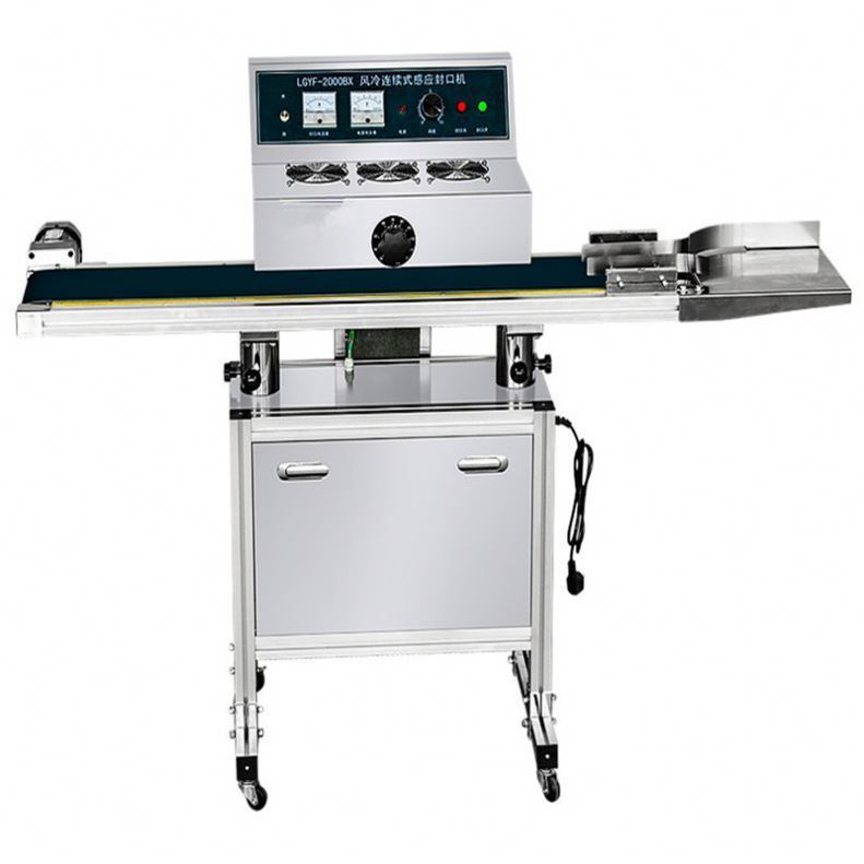 Machine d'étanchéité automatique par induction avec convoyeur (20-120 mm) (machine d'étanchéité automatique en feuille d'aluminium, étancheur par induction automatique)