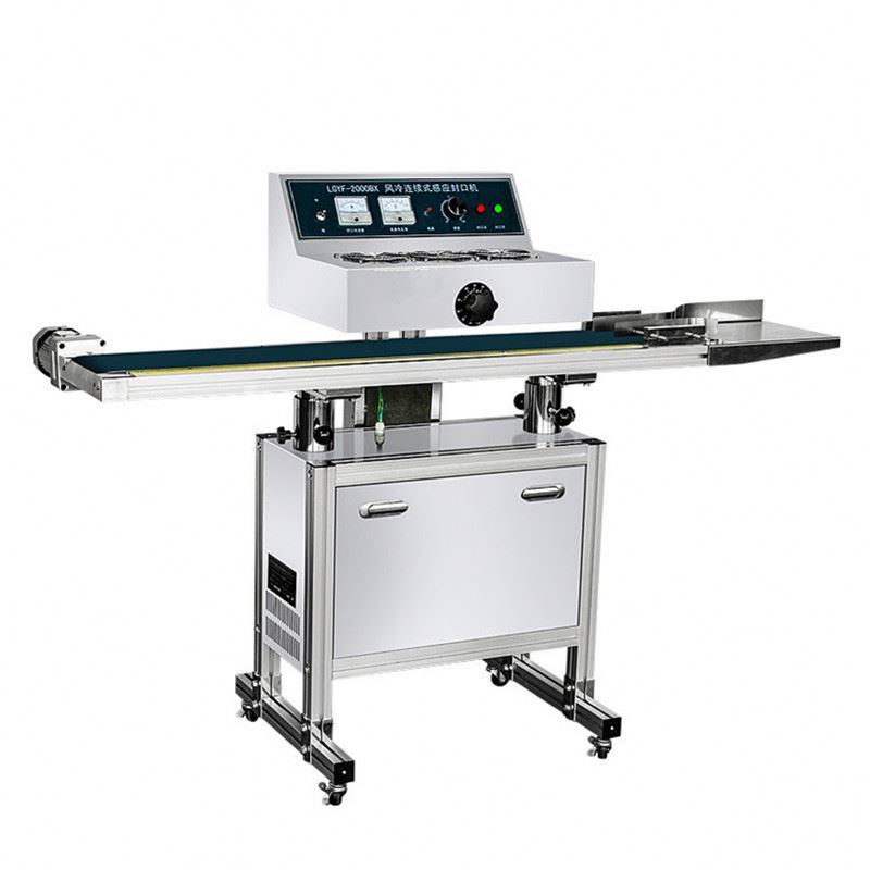 Machine d'étanchéité automatique par induction avec convoyeur (20-120 mm) (machine d'étanchéité automatique en feuille d'aluminium, étancheur par induction automatique)