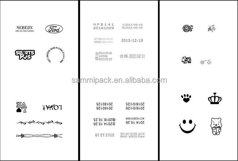 Prix promotionnel Plaque carrée électrique Plaque circulaire Date d'expiration Machine d'impression de tasse / machine de codage à encre
