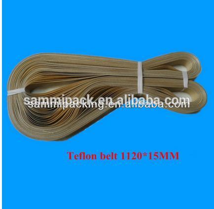 Courroie sans soudure en PTFE de bonne qualité 750/770/810*15mm pour soudeuse à bande/machine de scellage