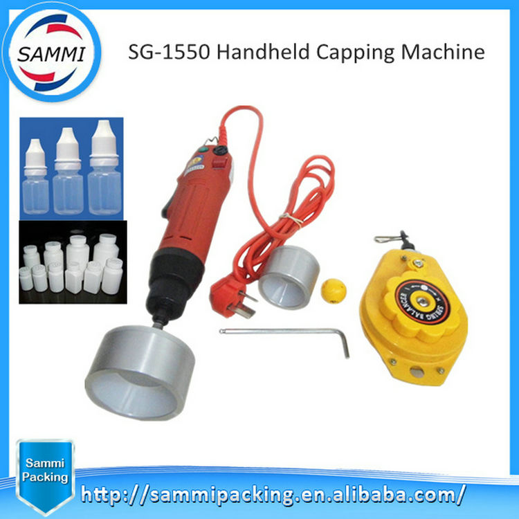 Vente en gros de machines électriques semi-automatiques pour bouteilles en verre en plastique