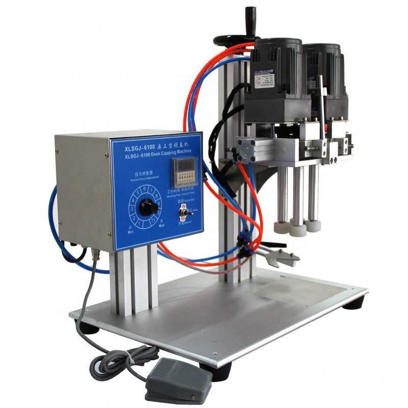 Appareil de fermeture de bouchon de pulvérisation, machine de fermeture de bouteille semi-automatique pour shampooing, gels de douche