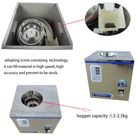 Machine de remplissage pondérale FZ-100 pour thé sec, poudre, graines, céréales, 2-100g (Promotion)