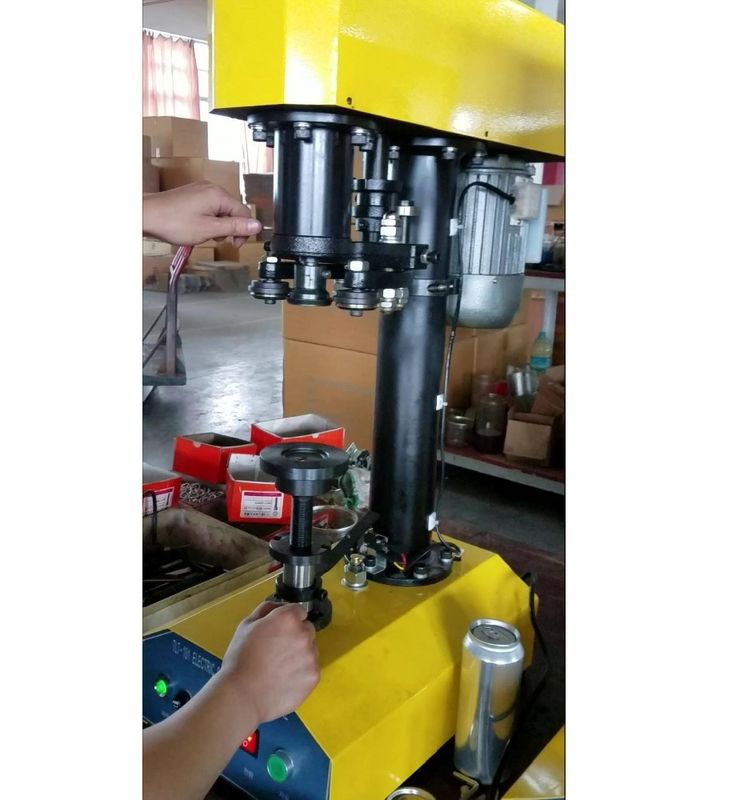 Machine de scellage de bouteilles pour animaux de compagnie Tdfj-160 avec garantie à 100 % / Sertisseuse de boîtes / Sertisseuse de boîtes pour boîtes en fer blanc