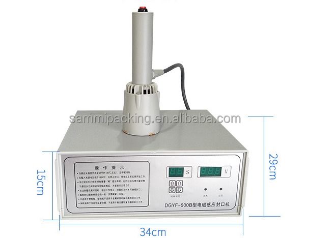 Machine de scellage par induction portable DGYF-500B / Machine de scellage de feuille d'aluminium / Machine de scellage de bouteilles par induction