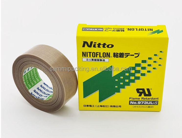 NITTO PTFE 973UL 13mm19mm Ruban d'étanchéité en téflon silicone haute température résistant à la chaleur
