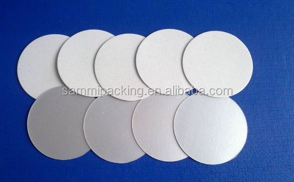 5000PCS/LOT Feuille d'aluminium pour machine de scellage par induction / Garnitures en feuille d'aluminium pour bouchon de bouteille