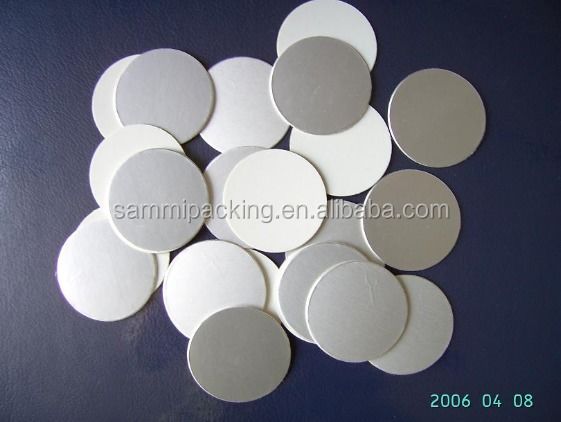 5000PCS/LOT Feuille d'aluminium pour machine de scellage par induction / Garnitures en feuille d'aluminium pour bouchon de bouteille