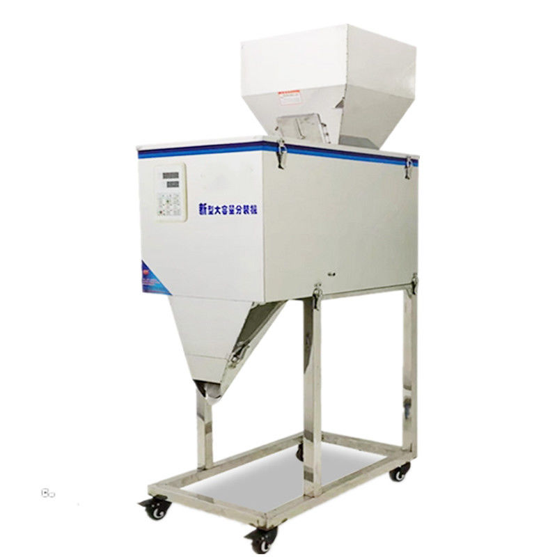 Machine de remplissage automatique et semi-automatique de granulés pour grains de blé, sucre, haricots, riz avec grand réservoir, moteur principal, application pour boissons