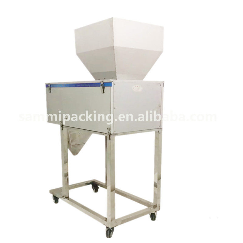 Machine de remplissage automatique et semi-automatique de granulés pour grains de blé, sucre, haricots, riz avec grand réservoir, moteur principal, application pour boissons