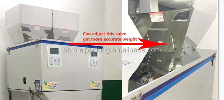 Machine de remplissage et de pesage automatique de granulés à grande vitesse pour riz et noix, pour bouteilles en plastique et en verre