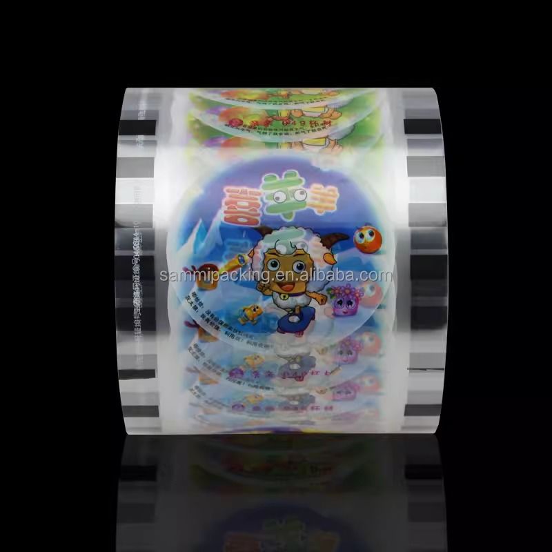 Film de scellement en rouleau pour tasses en papier plastique pour jus de lait de thé