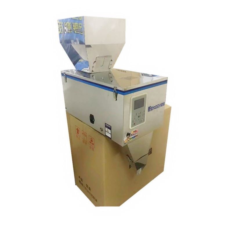 Machine d'emballage semi-automatique 100-5000G / Prix de la machine de remplissage de particules / Machine de pesage et de remplissage de granulés/poudre